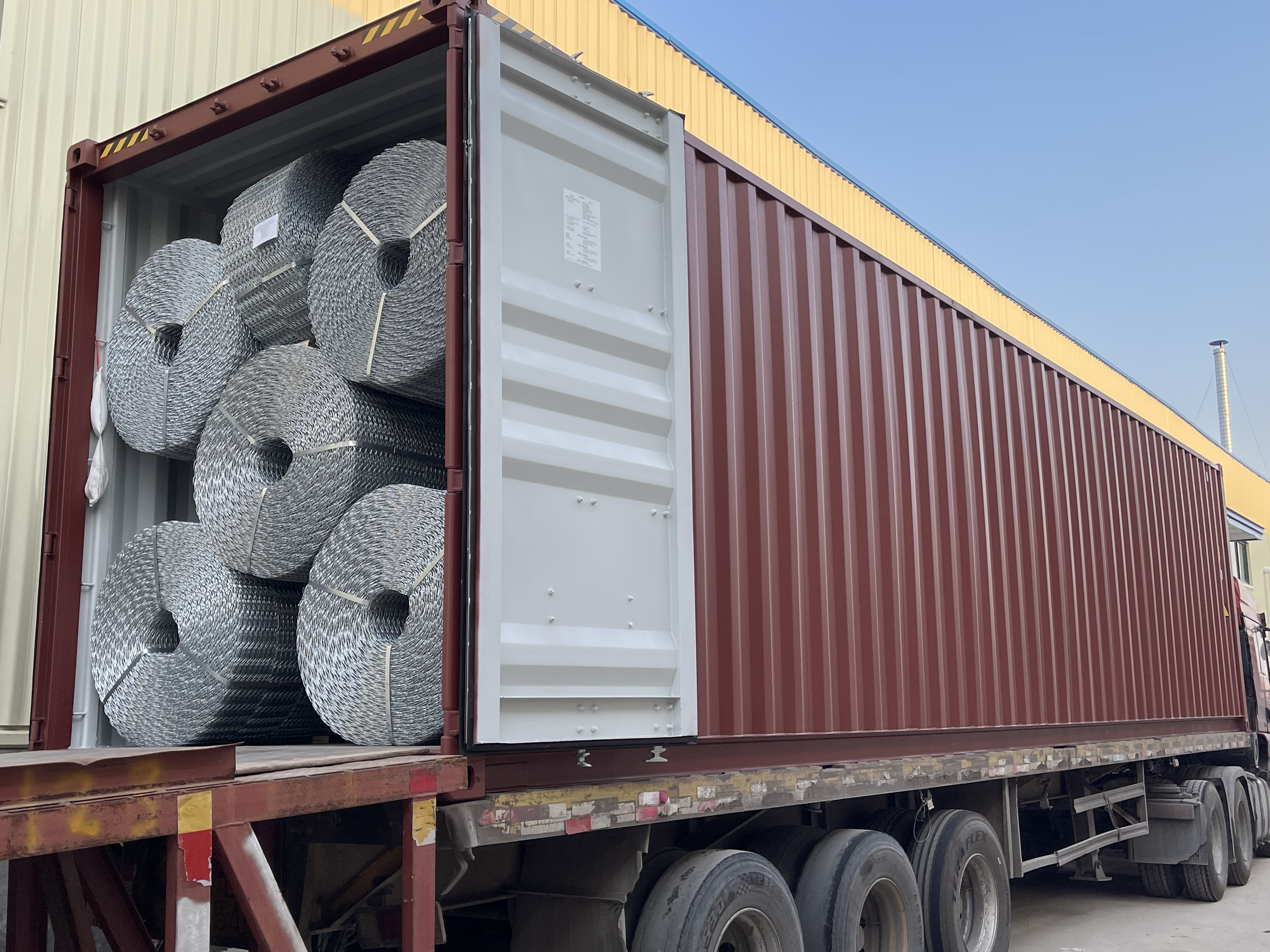 Export Nigeria the Pipeline Reinforced Welded Mesh Product 2*40'HQ ...