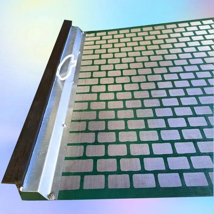 Customized Stainless Steel Hook Strip Soft Screen For Oil Screening