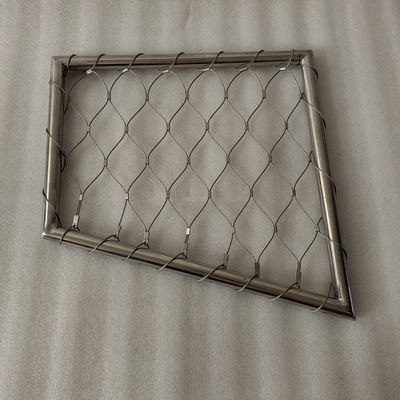 316L Rope Perimeter Safety Netting Mesh For Protection Helideck Safety Fence