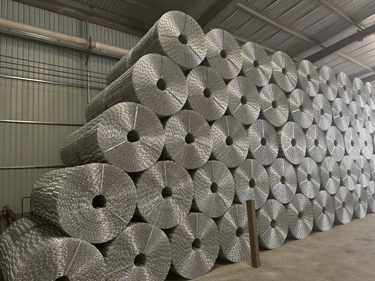 Durable Hot Dipped Galvanized Steel Pipeline Reinforced Welded Mesh For Offshore Oil