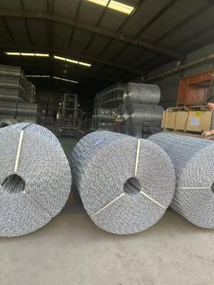 Six Lines CWC Pipeline Reinforced Mesh Hot Dip Galvanized 190.5mm Mesh Width