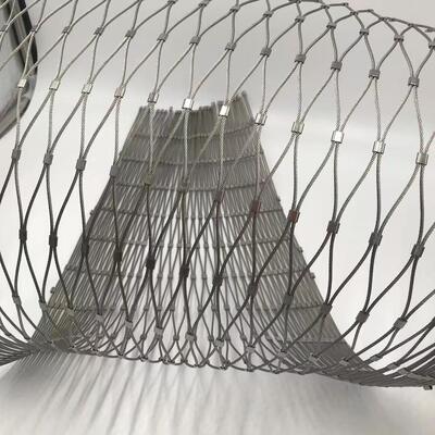 Anti Corrosion Thickness 2.0mm Stainless Steel Rope Anti Fall Net