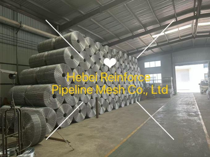 Cwc Wire 10 Lines Welded Galvanized CWC Wire Mesh Pipeline Reinforced Mesh For ...